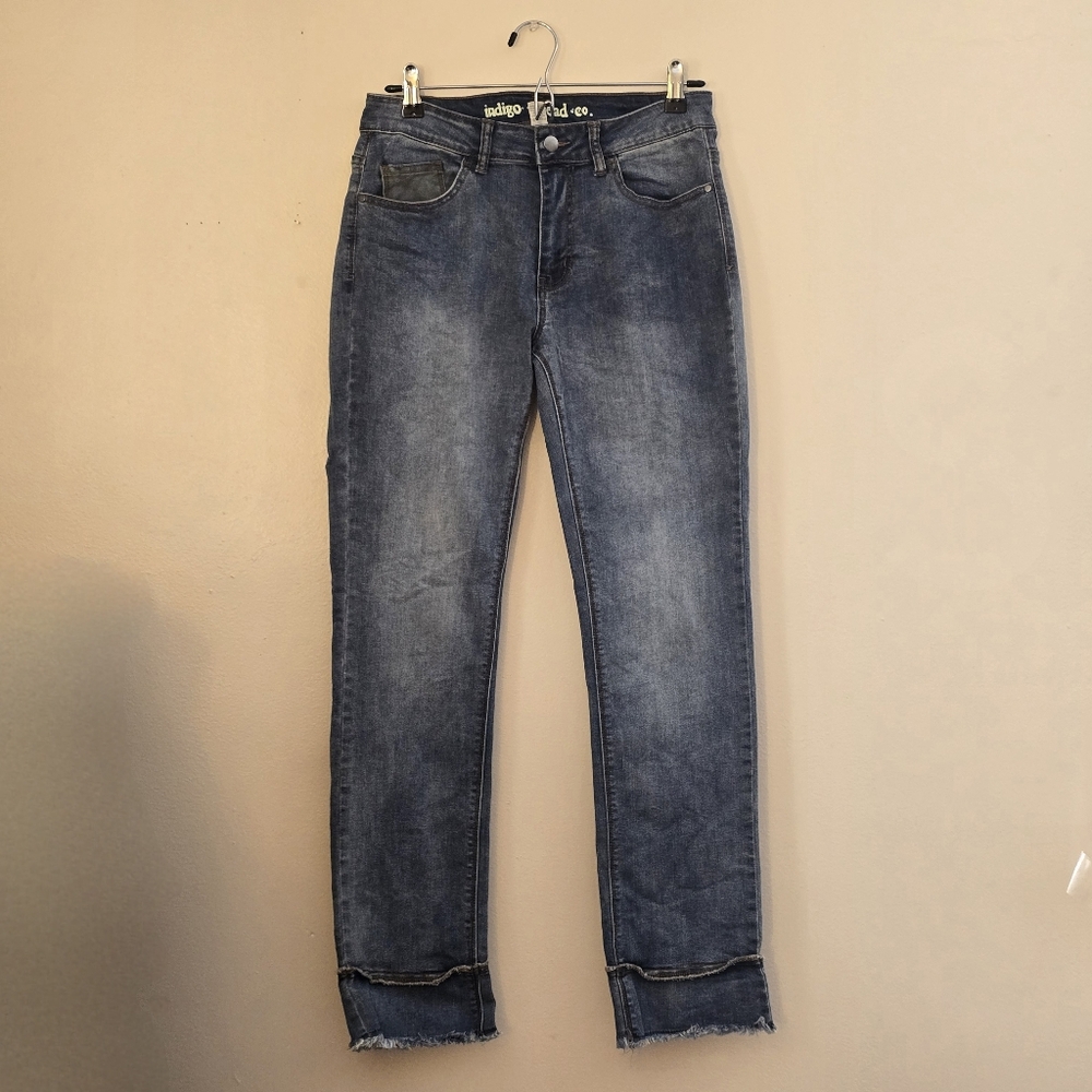 Indigo Co. Women's 6 Mid-Rise Blue Skinny Jeans